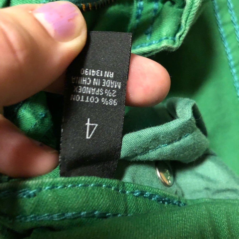 Green pant